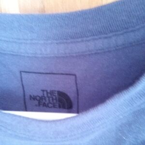 The North Face Long Sleeve Tee in Navy Blue